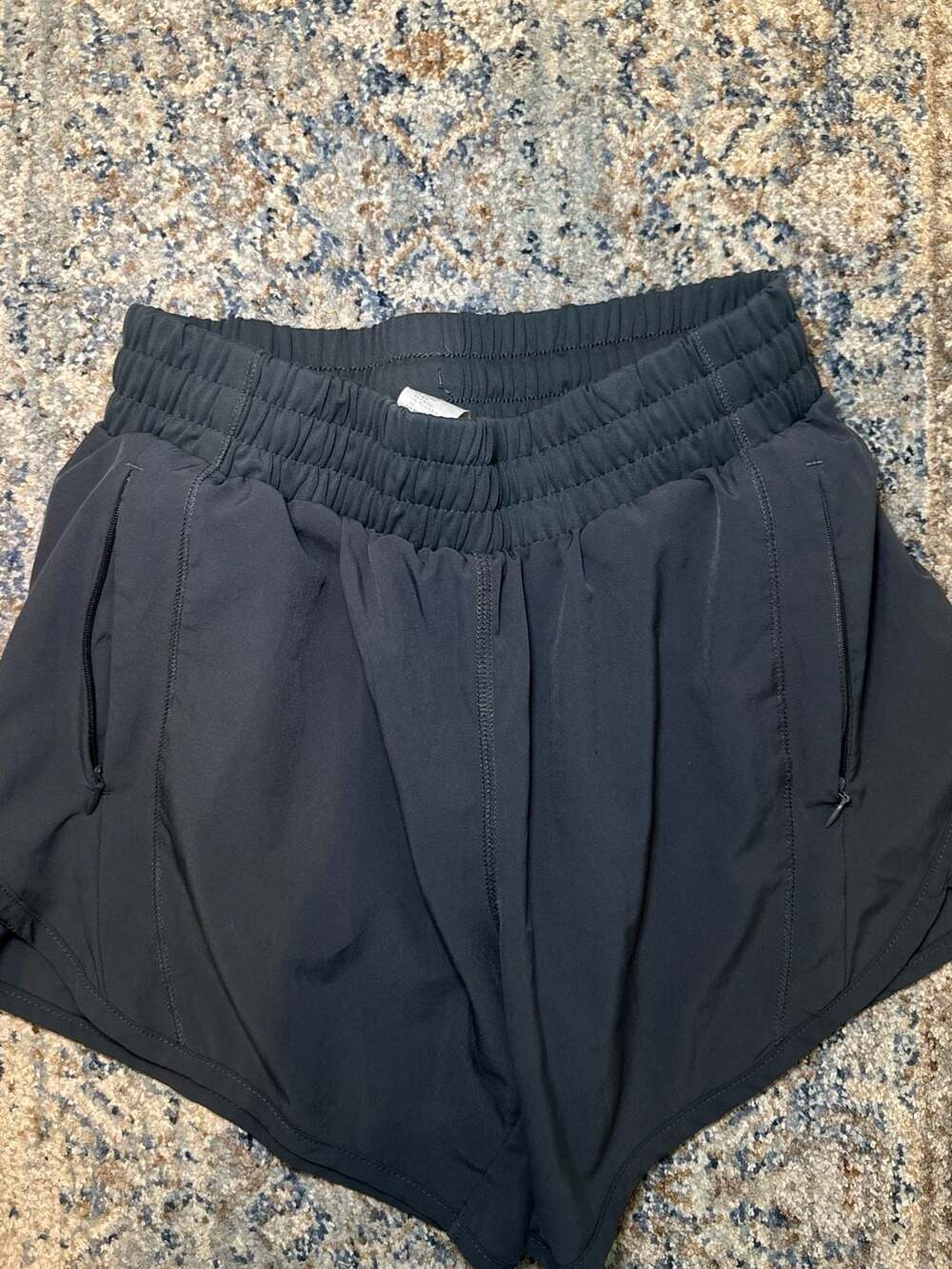 Target JoyLab Women's High-Rise Zipped Pocket Athletic Shorts Charcoal Grey Size